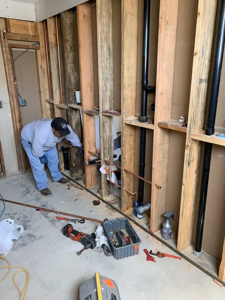 Commercial rough-in plumbing for Gas Line Repair in Elma